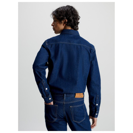 Calvin Klein Ανδρικό πουκάμισο Relaxed Linear Denim Shirt